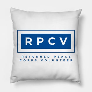 Returned Peace Corps Volunteer - RPCV Pillow