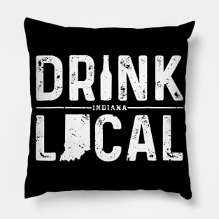 Indiana Drink Local Shirt IN Brewmaster Indiana Beer Drinker Pillow