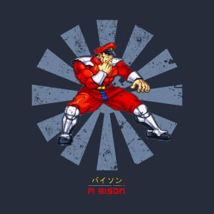 M Bison Retro Japanese Street Fighter T-Shirt