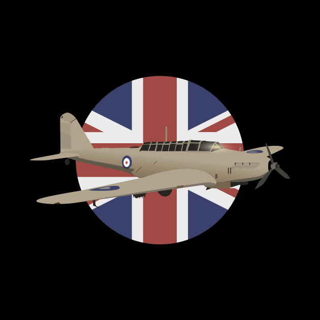 Fairey Battle British WW2 Airplane by NorseTech