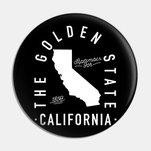 The Golden State California Pin