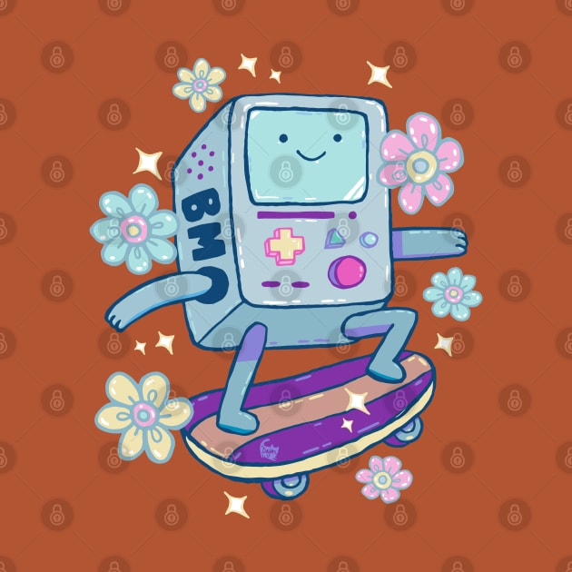 Skateboard BMO by DajonAcevedo