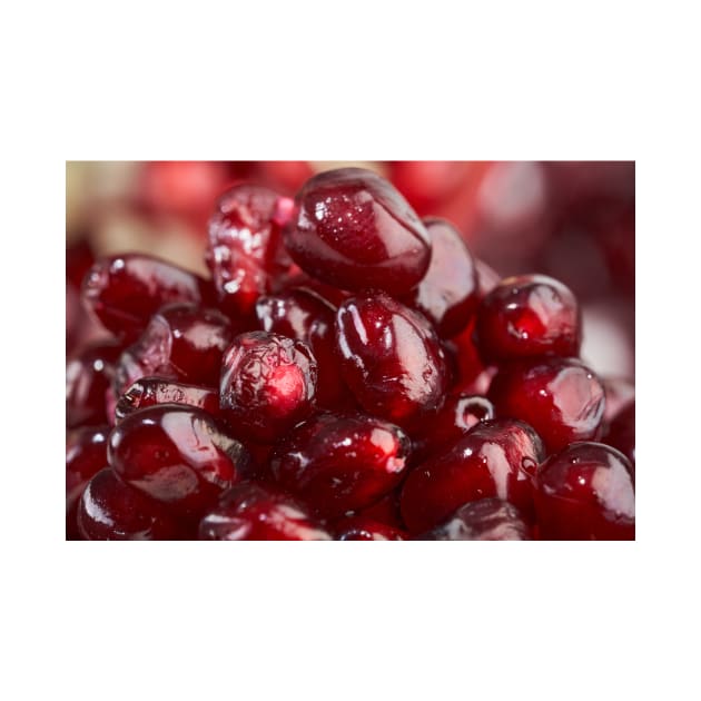 Macro of pomegranate seeds by naturalis