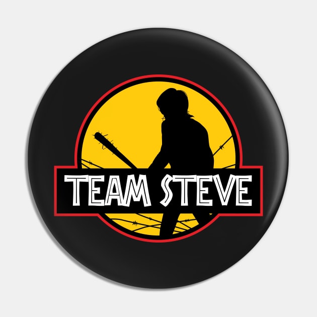 Team Steve - Stranger Things Pin by digitalage