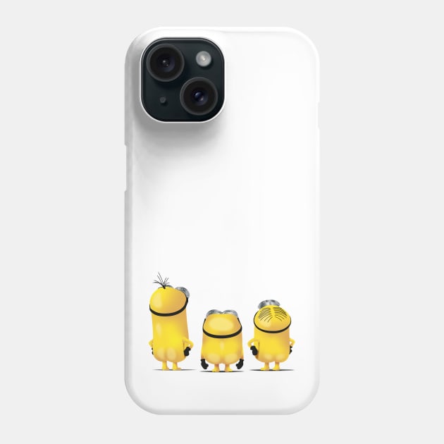 Minions - Kevin, Bob, & Stuart Phone Case by deancoledesign