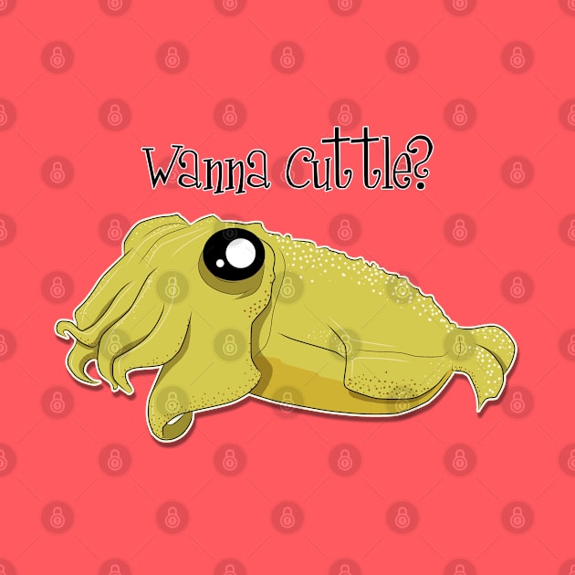 wanna cuttle? by bobgoodallart