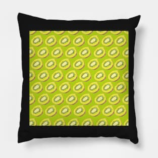 Hand drawn kiwi pattern design Pillow