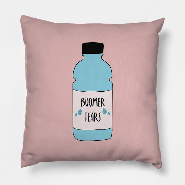 Boomer Tears Pillow by Hevding