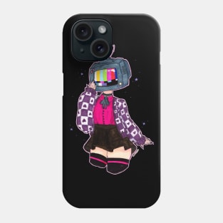 TV Head Phone Case