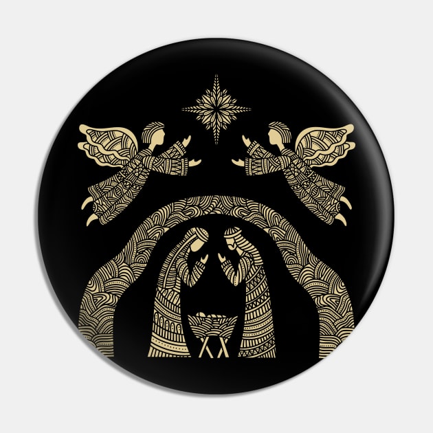 The Nativity scene Pin by Reformer