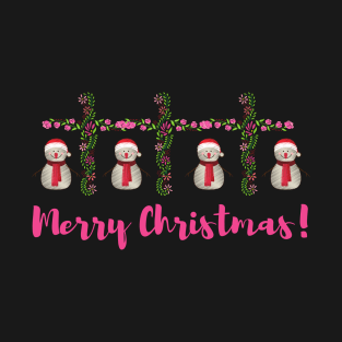 Merry Christmas 2020 Cute Christmas Present shirt Frist snow T-Shirt