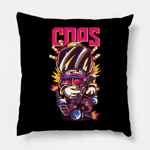 cops Pillow by Southwengker