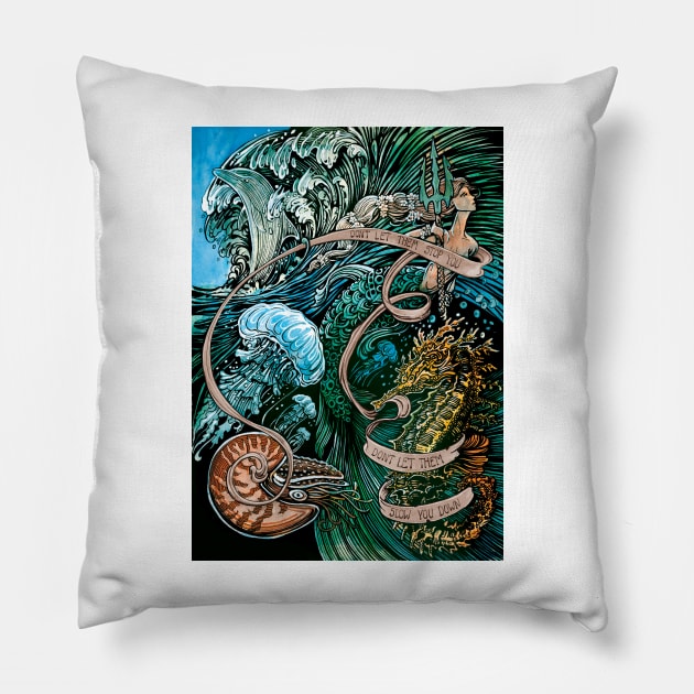 Mermaid Pillow by SunnyDaysNH