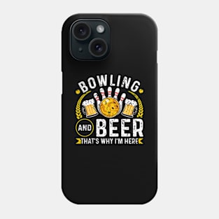 Bowler Funny Beer Bowling Phone Case