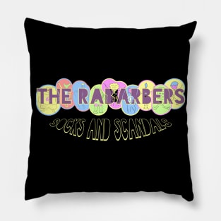 The Rabarbers: Socks and Scandals Pillow