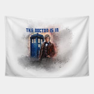 Dr. Who, the Fourth Doctor, Tom Baker Tapestry