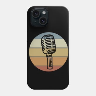 Retro Vibes - Vintage Microphone for Music Enthusiasts Phone Case