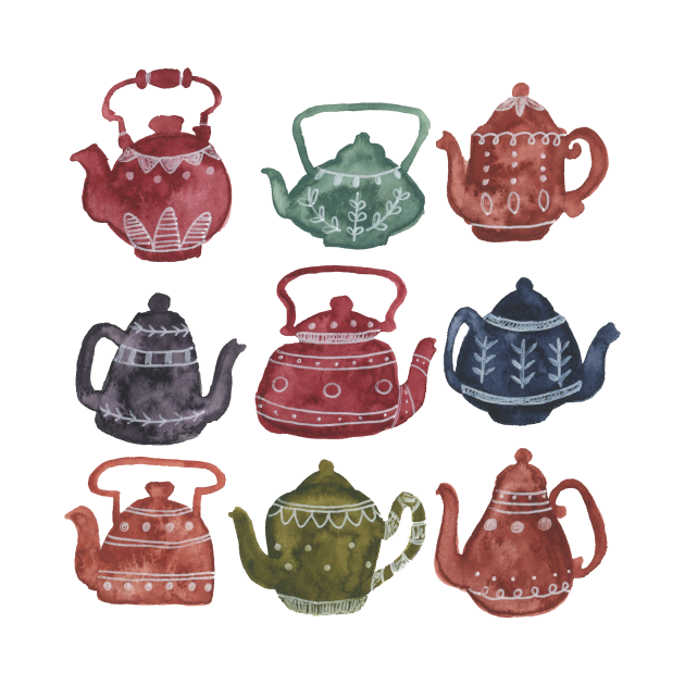 Teapots Tea TShirt TeePublic