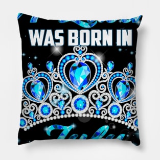 A Queen Was Born In July Happy Birthday To Me Pillow