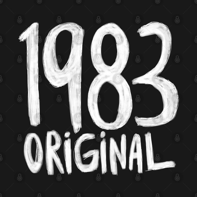 1983 Original, born in 1983, Birth Year 1983 by badlydrawnbabe