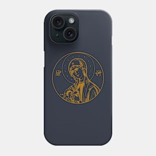 Galaktotrophousa | Milk-Giver Icon - Gold Phone Case