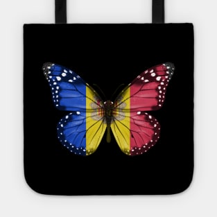 Andorran Flag  Butterfly - Gift for Andorran From Andorra Tote