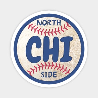 Vintage Vibes: Chicago Cubs North Side Legacy Magnet