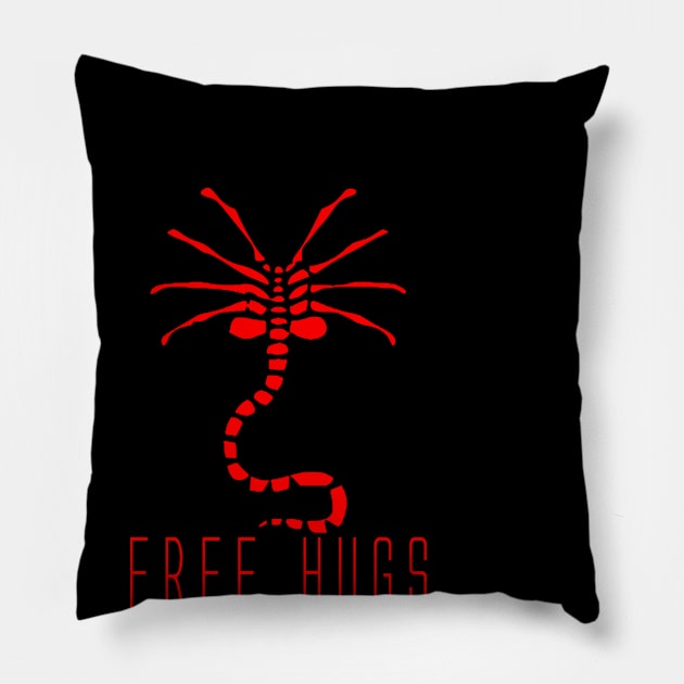 alien - free hugs Pillow by equiliser