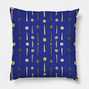 Dots and lines up and down Pillow