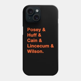 2010 SF Giants Phone Case