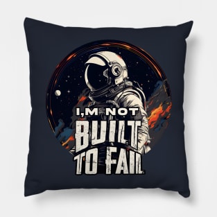 Built for Success: Inspirational Motivational Quotes Pillow