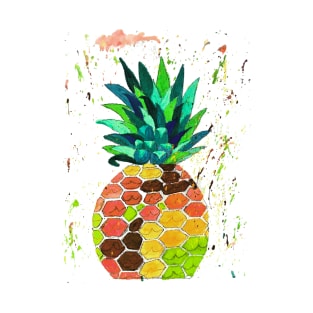 acrylic pineapple T-Shirt