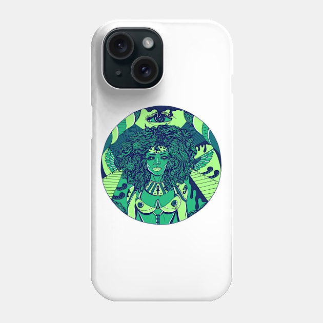 Ngreen Kemet Warrior Phone Case by kenallouis