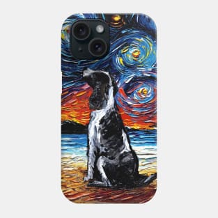 English Springer Spaniel Night on the Beach Phone Case