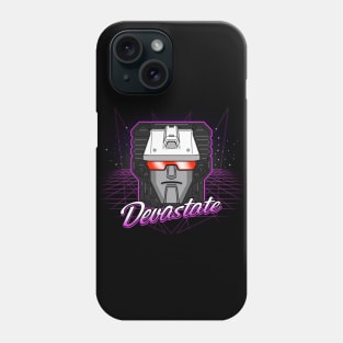 Devastate 80's Villain Robot G1 Cartoon Meme Phone Case