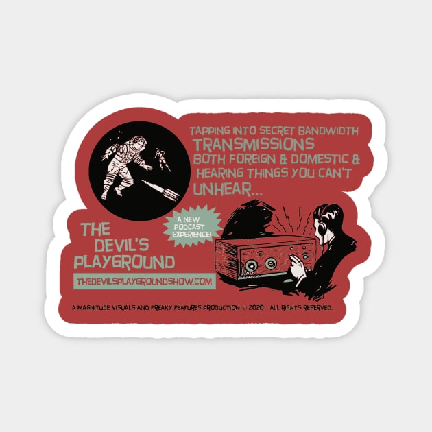 The Devil's Playground - Promo 2 Magnet by The Devil's Playground Show