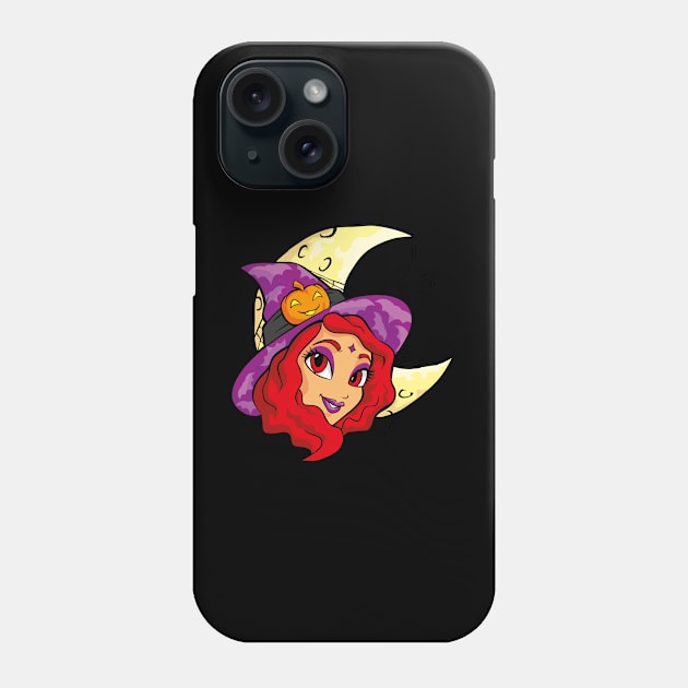 The Pumpkin Witch Phone Case by The Dark Raven