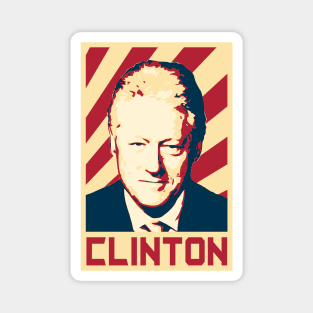 Bill Clinton Retro Propaganda Magnet