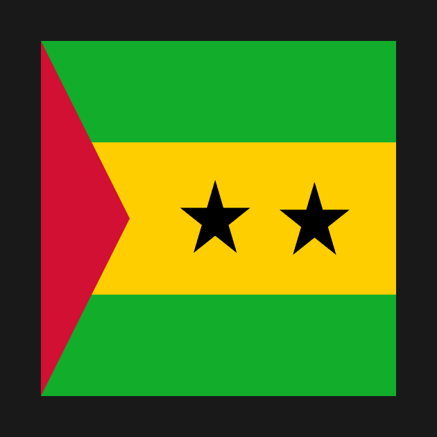 Sao Tome and Principe flag by flag for all