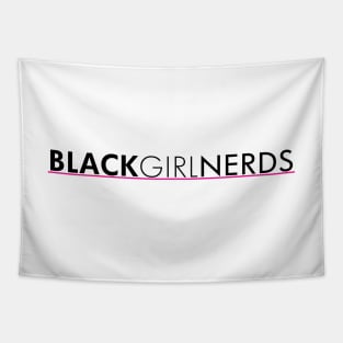 Black Girl Nerds Logo Tapestry