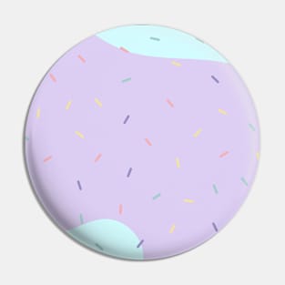 Pastel Sprinkles Pattern Pin