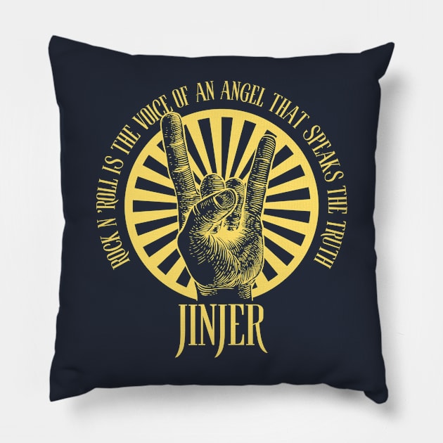 Jinjer Pillow by aliencok