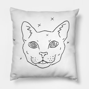 Anteater-cat - noodle tee Pillow