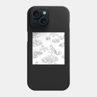 Noncolored Fairytale Weather Forecast Print Phone Case