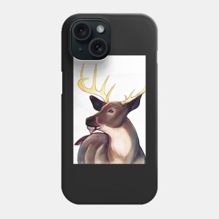 Golden Antlers Phone Case