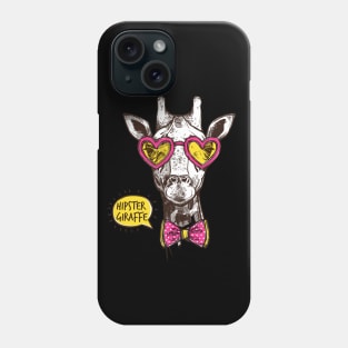 Hipster Giraffe Phone Case