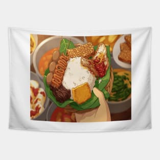 Asian Food Tapestry