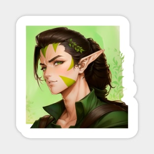 Realistic Anime Nissa, Worldwaker - Zendikar Planeswalker Magnet