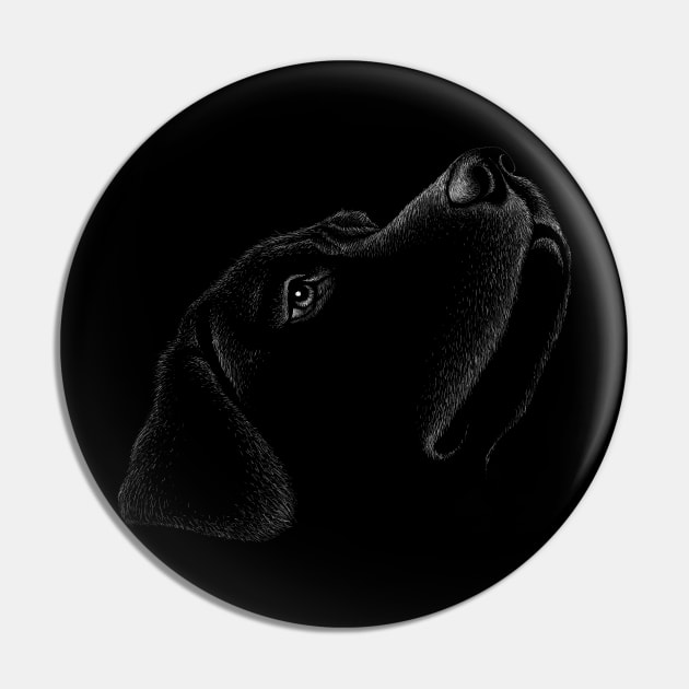 Black Labrador Pin by Buy Custom Things