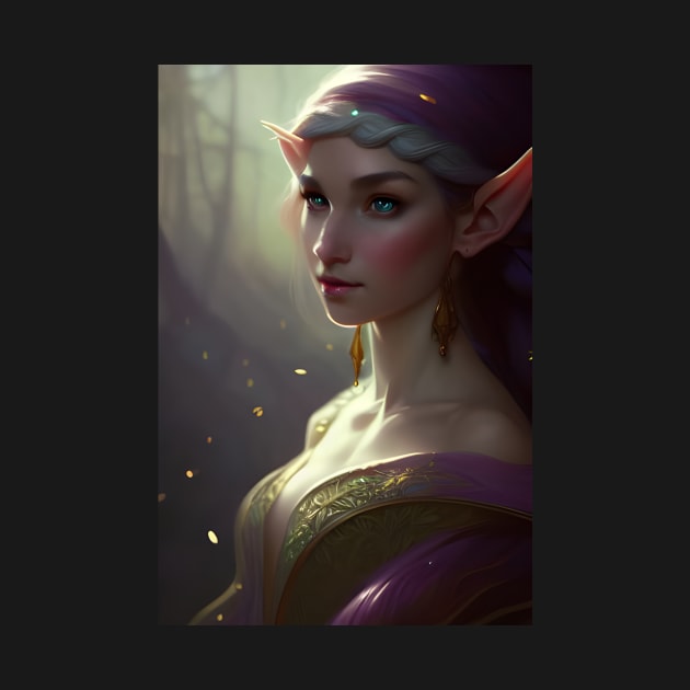 Beautiful fantasy elf by PrancingPeekees